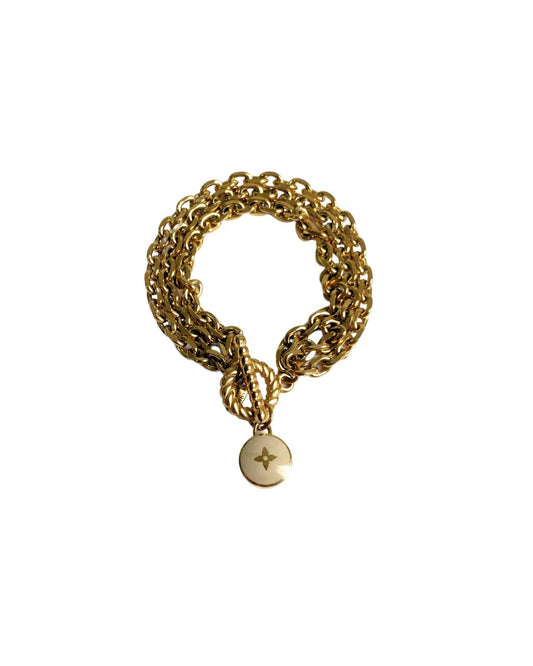 Authentic Louis Vuitton Pastilles Pendant - Repurposed Bracelet