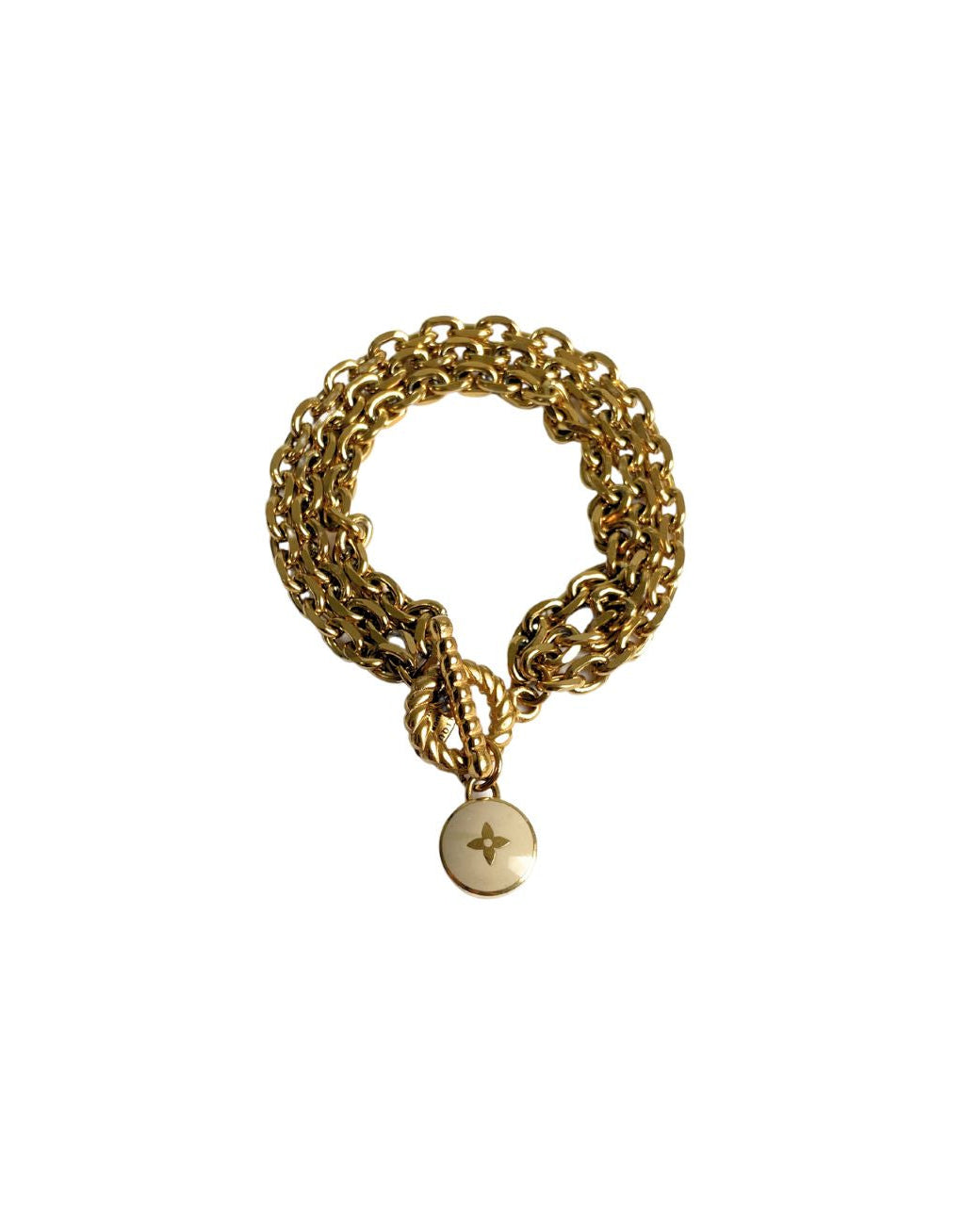 Authentic Louis Vuitton Pastilles Pendant - Repurposed Bracelet