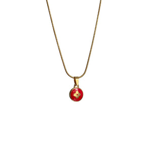 Authentic Louis Vuitton Pendant Pastilles Roses- Reworked Necklace