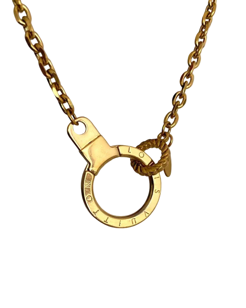 Authentic Louis Vuitton Round- Reworked Necklace