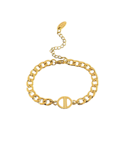 Authentic Mini Dior pendant -Repurposed Bracelet