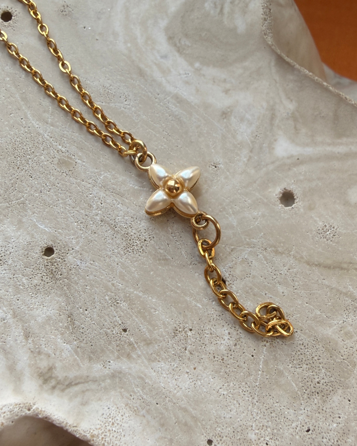 Authentic Louis Vuitton Floragram Pendant- Reworked Y Necklace