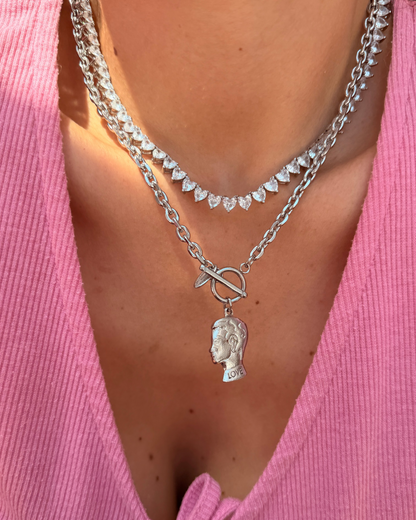 Authentic Dior Head Love - Reworked Necklace