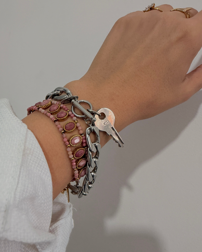 Authentic Christian Dior Key - Reworked Necklace Bracelet