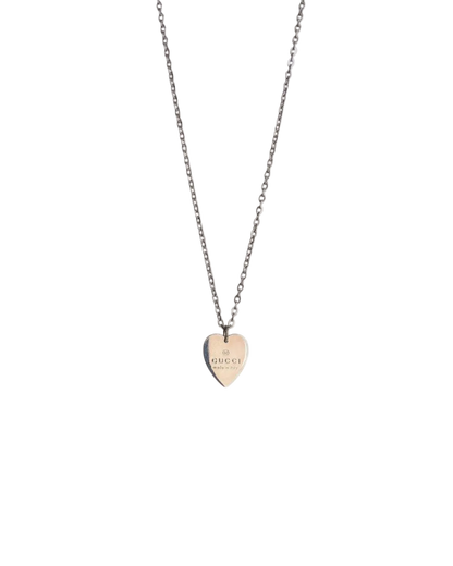 Authentic Gucci Pendant Small Heart Repurposed Necklace