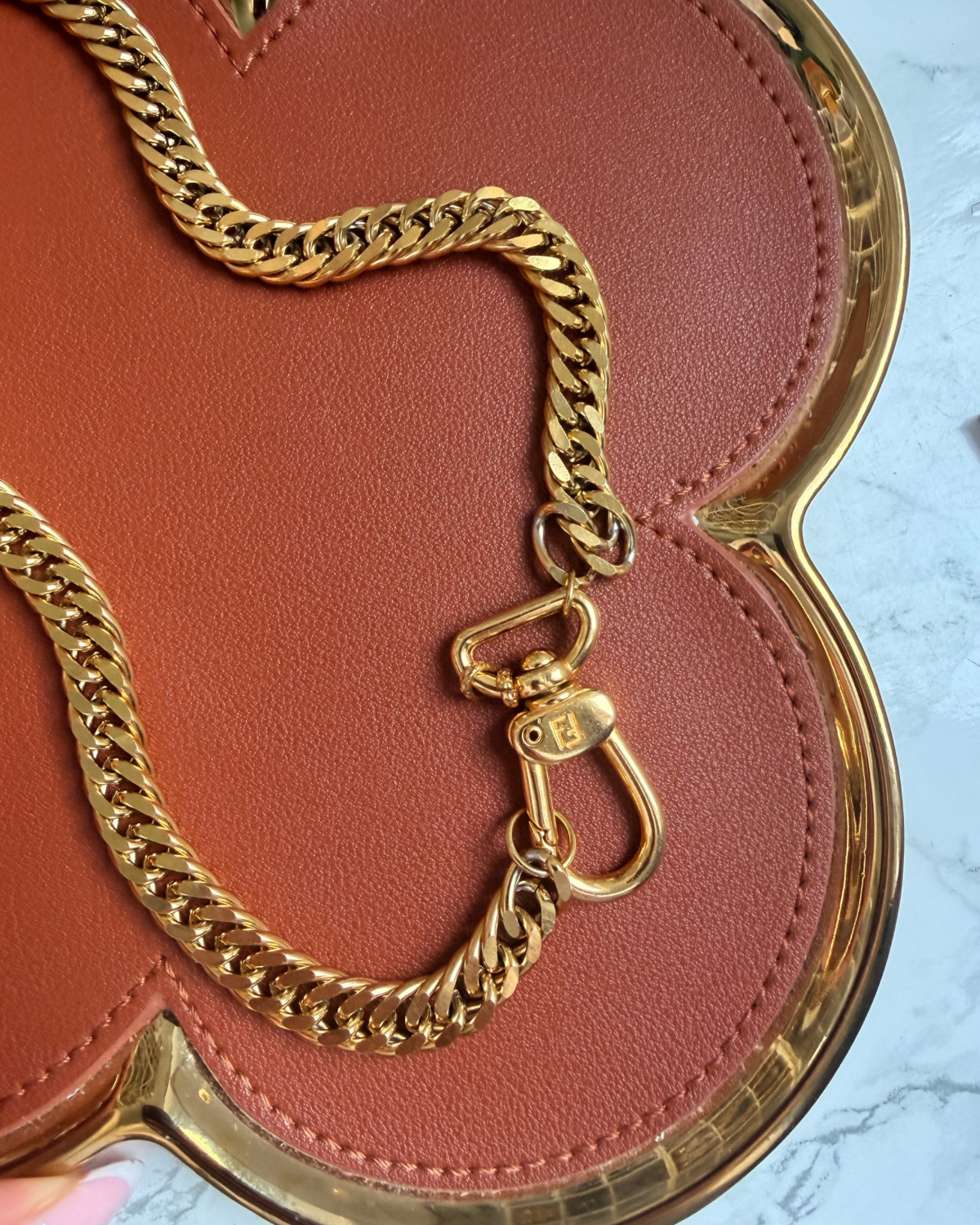 Authentic Fendi Clasp - Repurposed Necklace