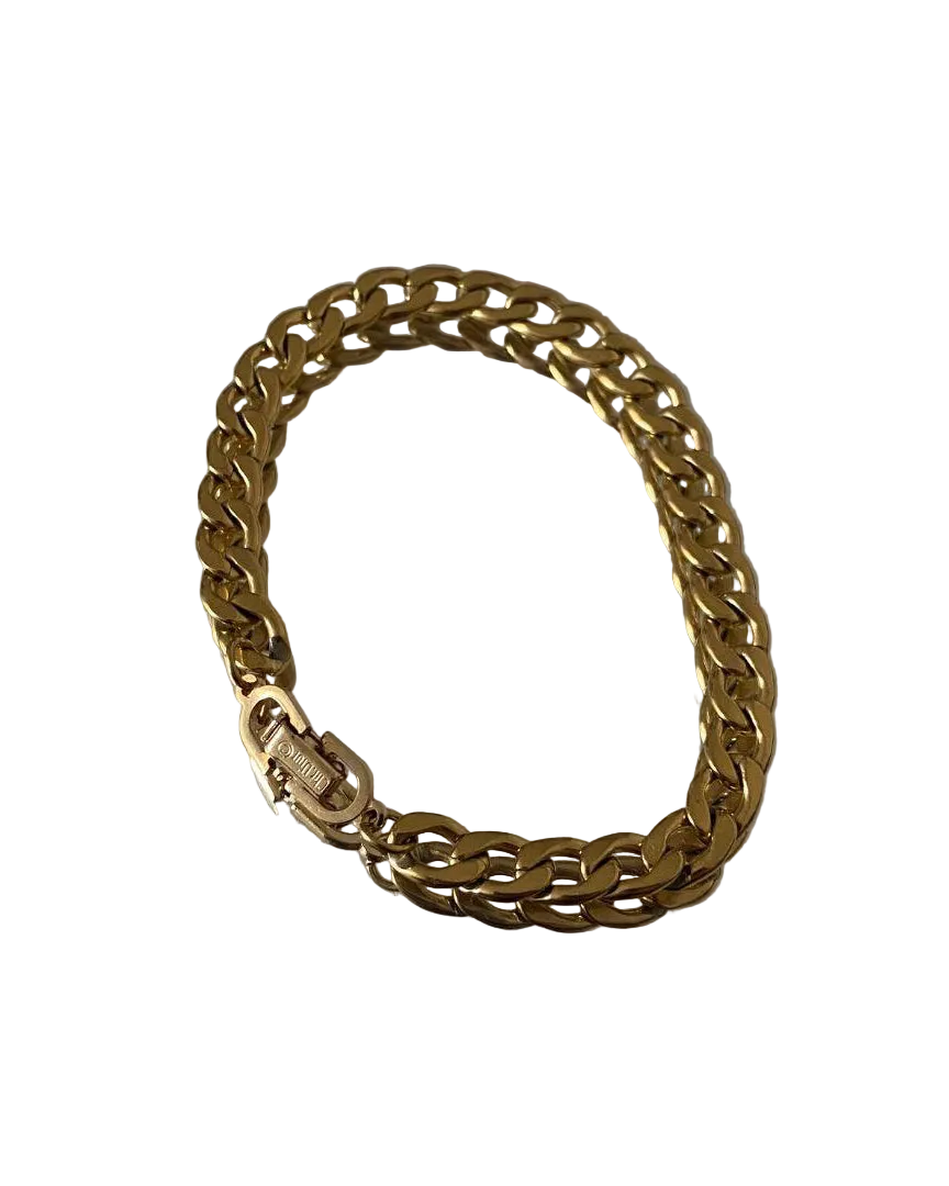 Authentic Dior clasp Pendant- on Bracelet