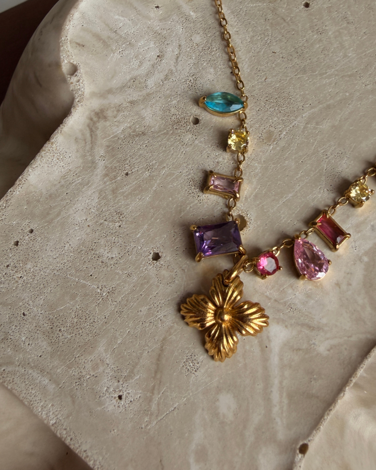 Authentic Louis Vuitton Blooming Pendant Reworked Necklac
