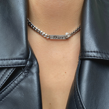 Load image into Gallery viewer, Authentic Dior Plaque Pendant- Reworked Necklace