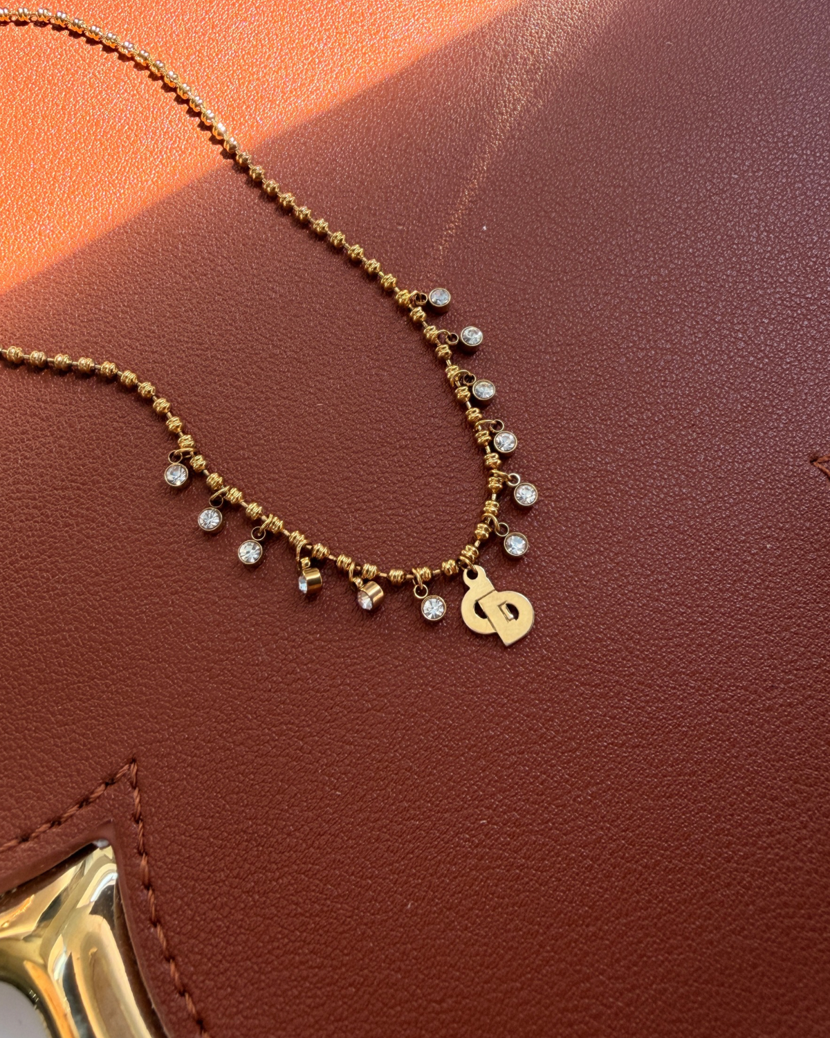 Authentic Dior Mini Pendant- Reworked Necklace