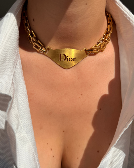 Authentic Dior Pendant 2000s Christian Dior- Reworked Necklace