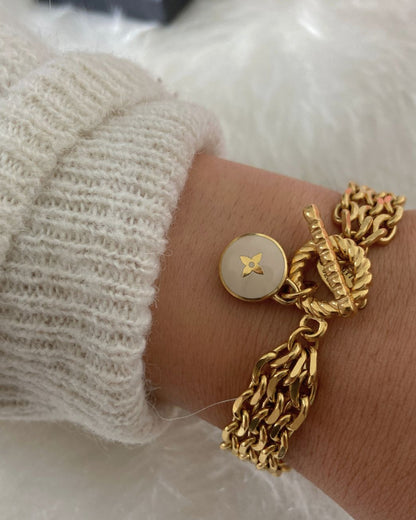 Authentic Louis Vuitton Pastilles Pendant - Repurposed Bracelet