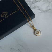 Load image into Gallery viewer, Authentic Louis Vuitton White Pendant- Upcycled Necklace