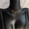 Authentic Louis Vuitton Logo Blooming Pendant- Reworked Choker