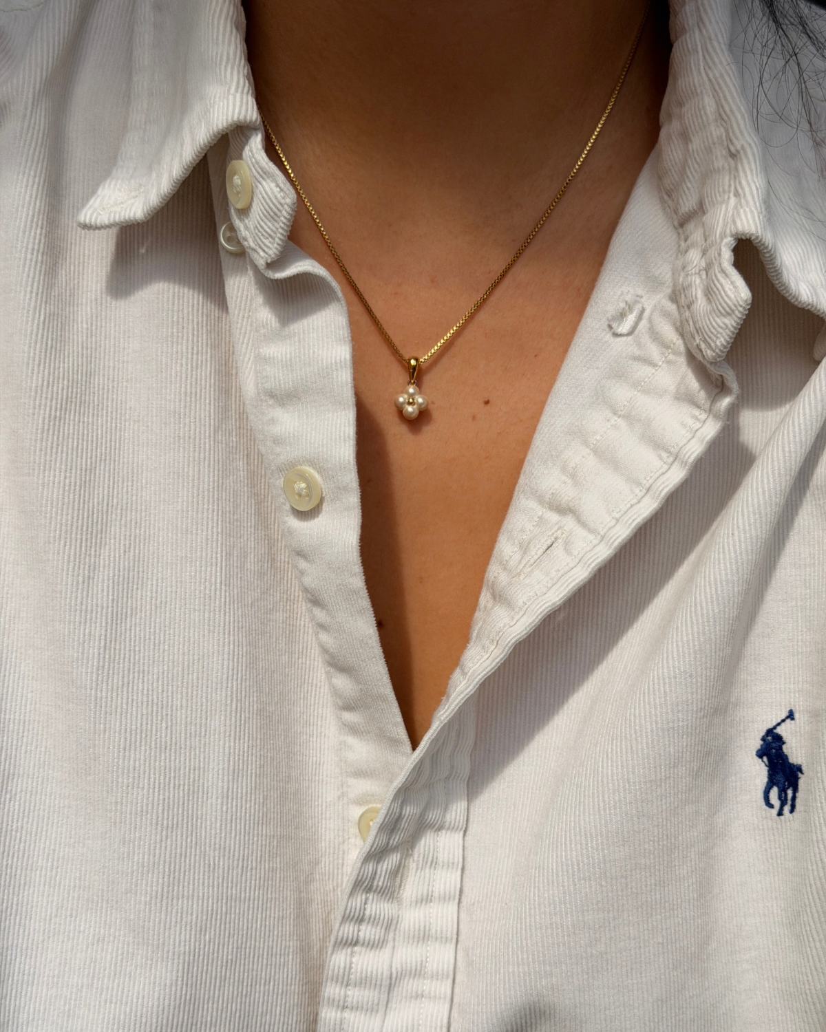 Authentic Louis Vuitton Floragram Pendant- Reworked Necklace