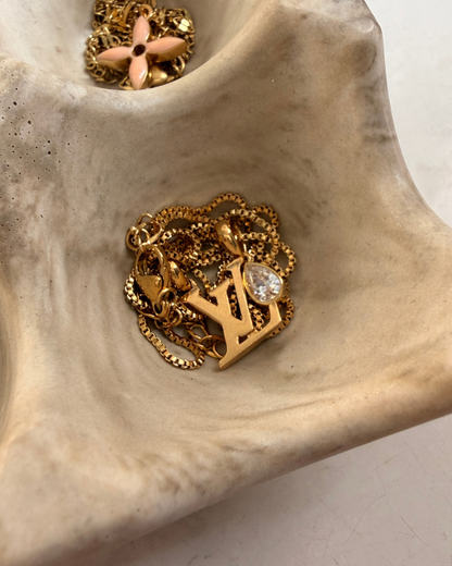 Authentic Louis Vuitton Sweet Logo Pendant - Reworked Necklace