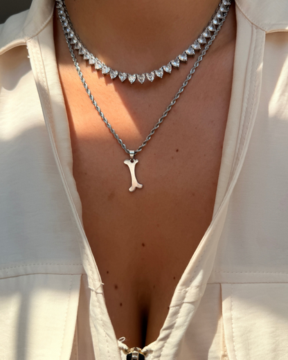 Authentic Dior Bone- Reworked Necklace