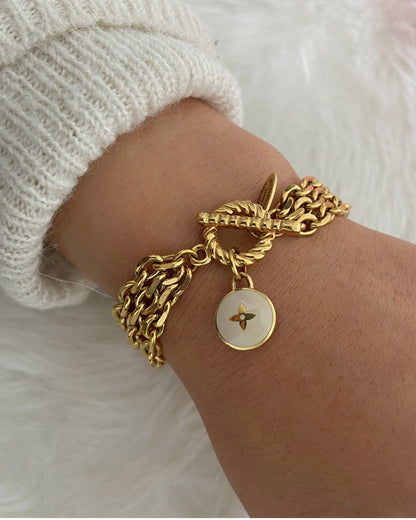 Authentic Louis Vuitton Pastilles Pendant - Repurposed Bracelet