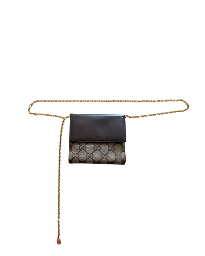 Authentic Preowned Gucci Wallet Repurposed Waist Belt
