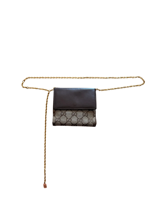 Authentic Preowned Gucci Wallet Repurposed Waist Belt