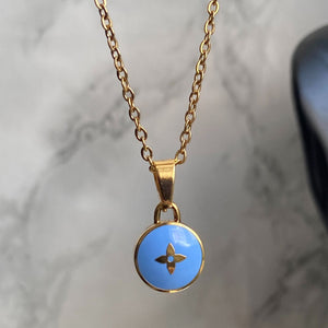 Upcycled Louis Vuitton Pendant Necklace