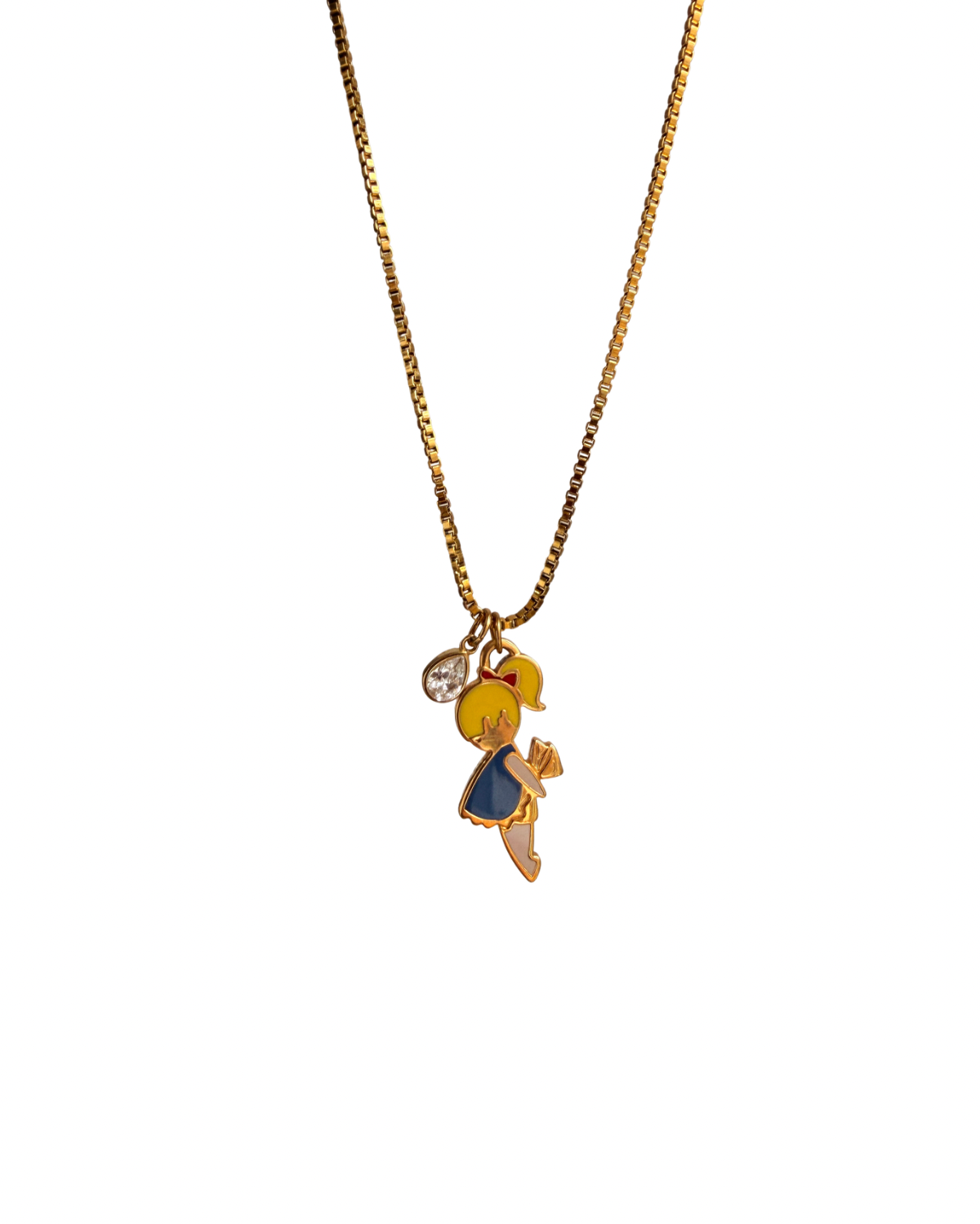 Authentic Prada Reworked Girl Charm Necklace – Reworked Necklace