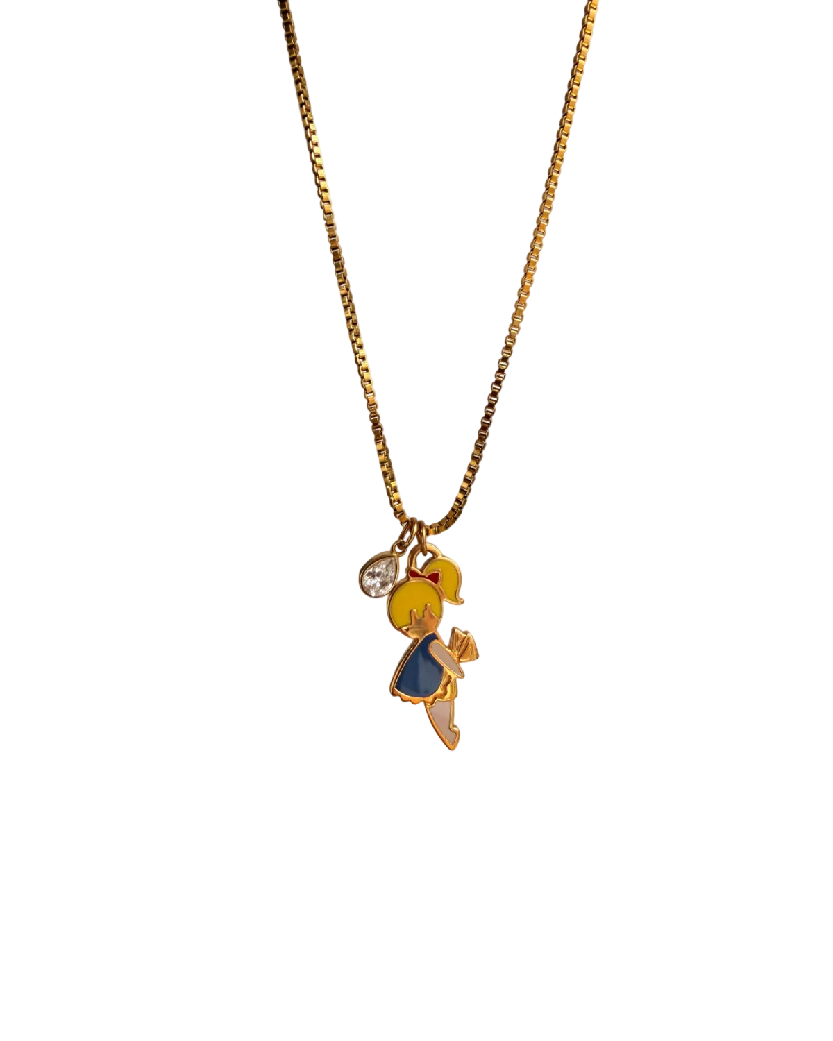 Authentic Prada Reworked Girl Charm Necklace – Reworked Necklace