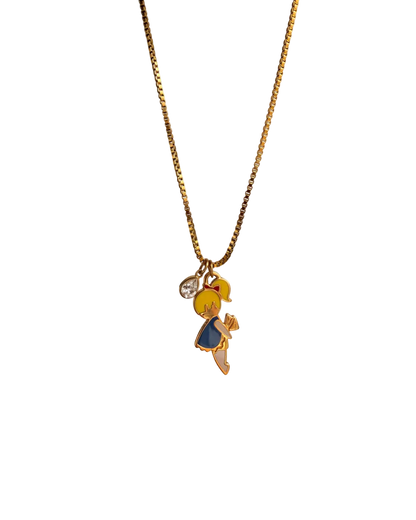 Authentic Prada Reworked Girl Charm Necklace – Reworked Necklace
