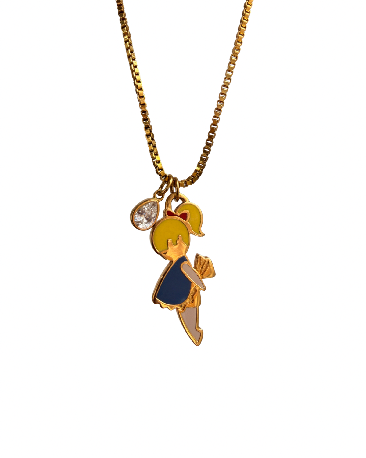 Authentic Prada Reworked Girl Charm Necklace – Reworked Necklace