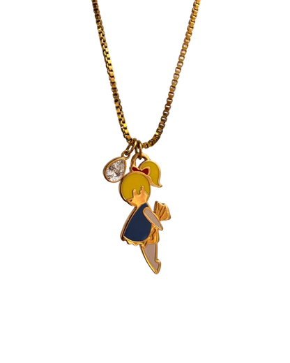 Authentic Prada Reworked Girl Charm Necklace – Reworked Necklace