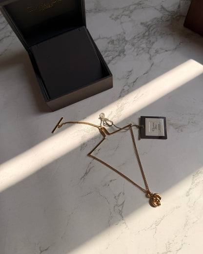 Authentic Dior Monsieur Tie Chain - Reworked Necklace