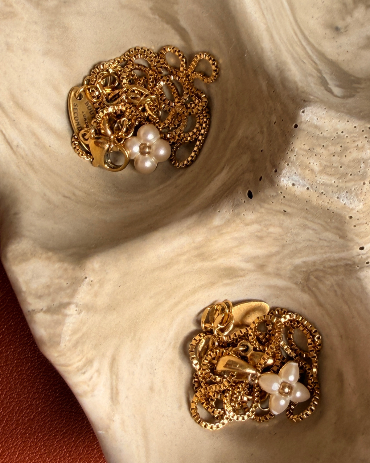 Authentic Louis Vuitton Floragram Pendant- Reworked Necklace