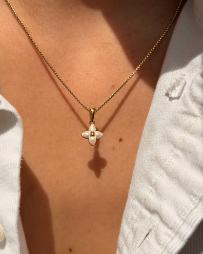 Authentic Louis Vuitton Floragram Pendant- Reworked Necklace