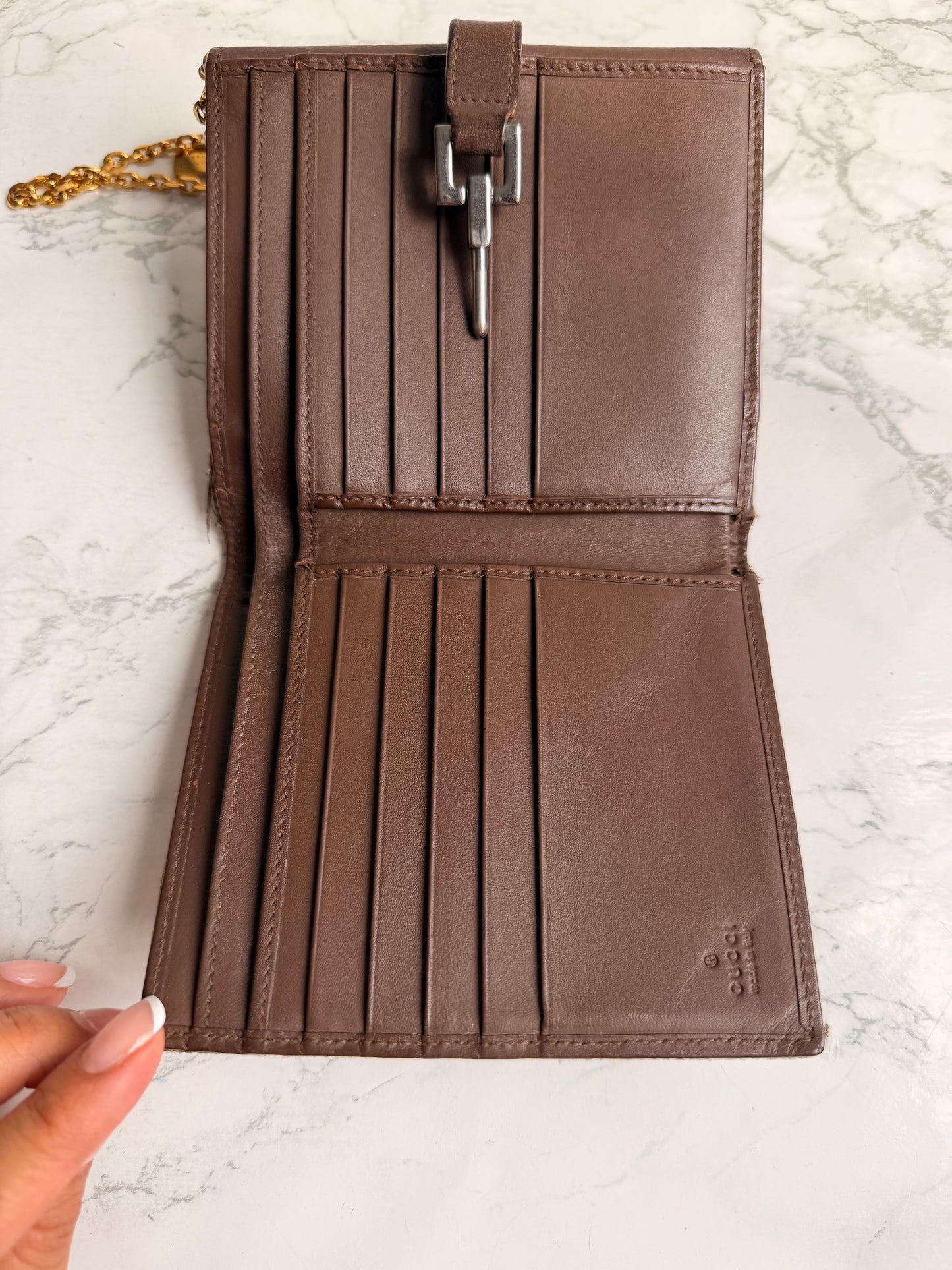 Authentic Preowned Gucci Wallet Repurposed Waist Belt