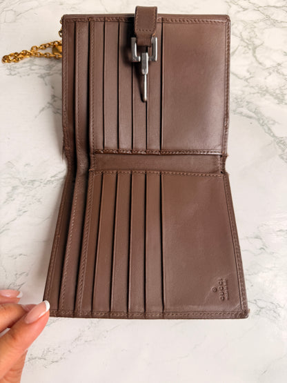 Authentic Preowned Gucci Wallet Repurposed Waist Belt