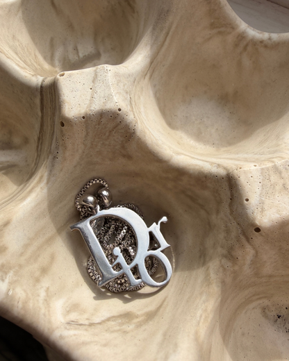 Authentic Dior Pendant- Reworked Necklace