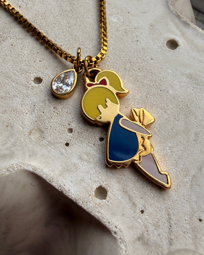 Authentic Prada Reworked Girl Charm Necklace – Reworked Necklace