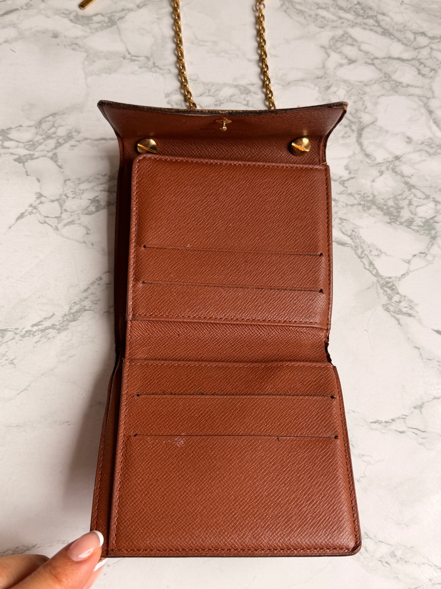 Authentic Preowned Louis Vuitton Wallet Repurposed Mini Belt