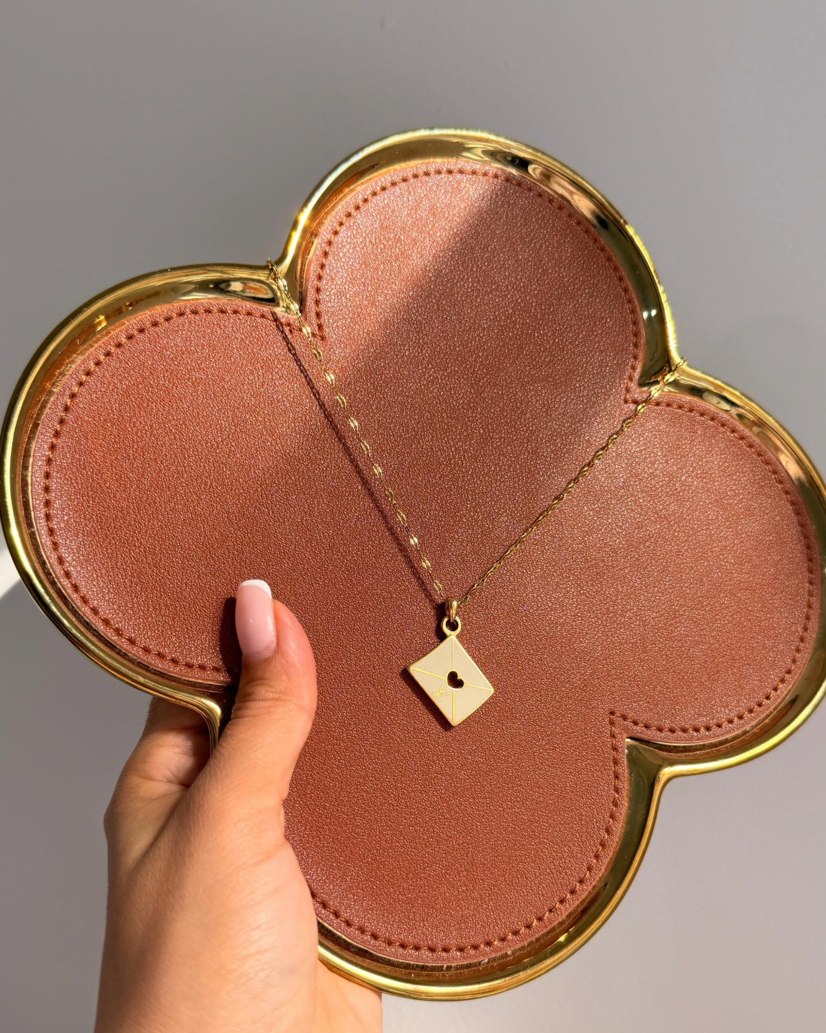 Authentic Louis Vuitton pendant Love Letter-  Reworked Necklace