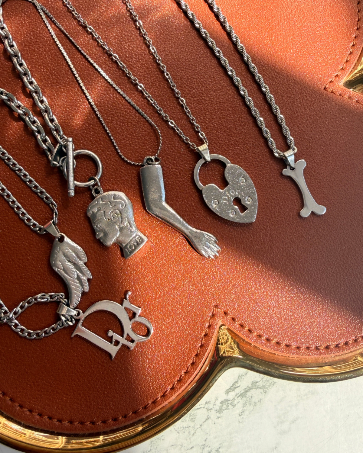 Authentic Dior Bone- Reworked Necklace
