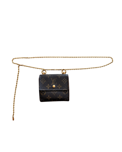 Authentic Preowned Louis Vuitton Wallet Repurposed Mini Belt
