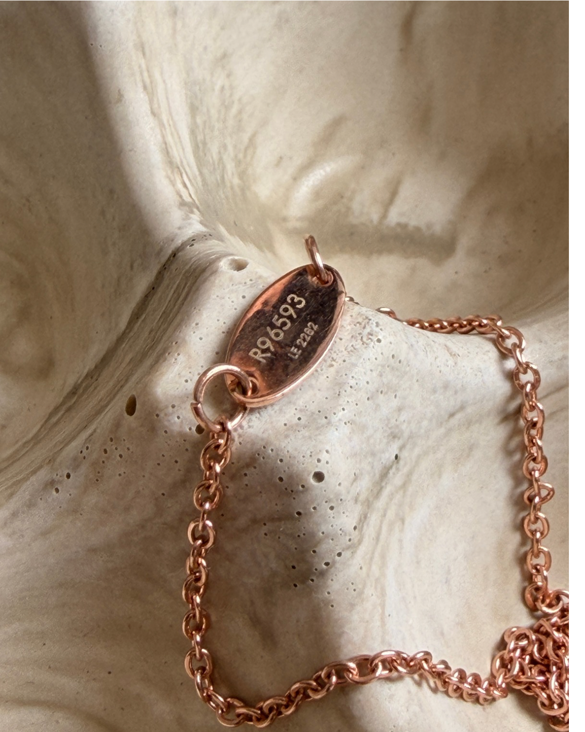 Authentic Louis Vuitton Nanogram Pendant - Reworked Rose Gold Bracelet