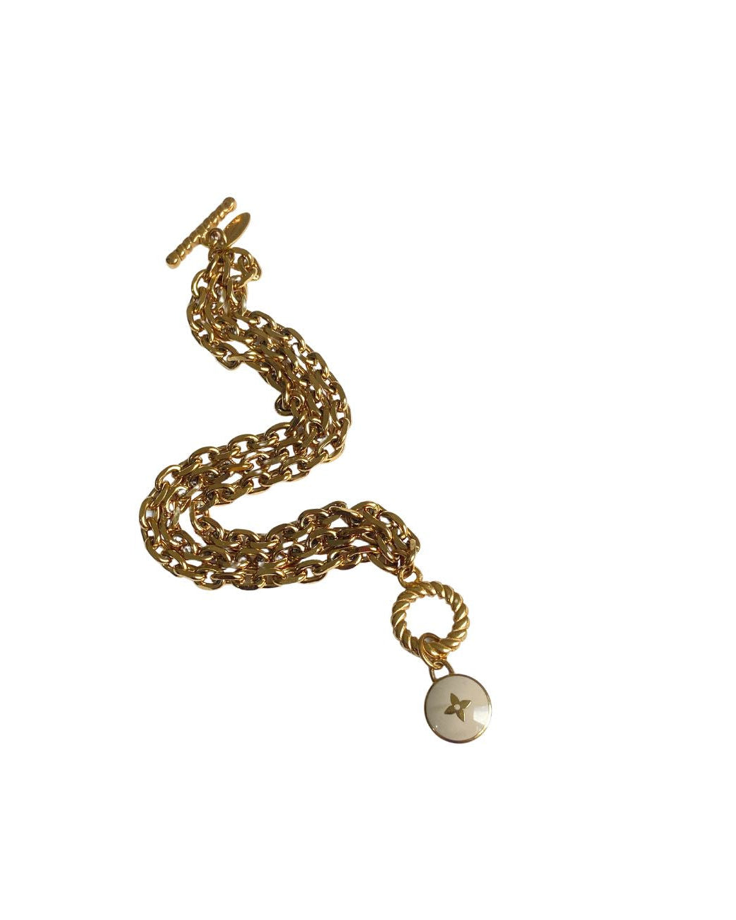 Authentic Louis Vuitton Pastilles Pendant - Repurposed Bracelet