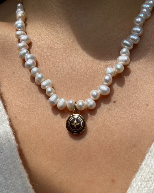 Authentic Louis Vuitton Nude Pastilles Pendant Pears Necklace