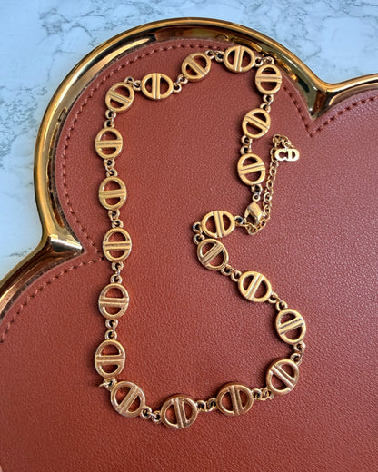 Authentic Mini Dior pendant -Repurposed Diamante Bracelet