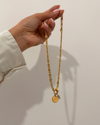 Authentic Prada Rounded Pendant - Reworked Necklace