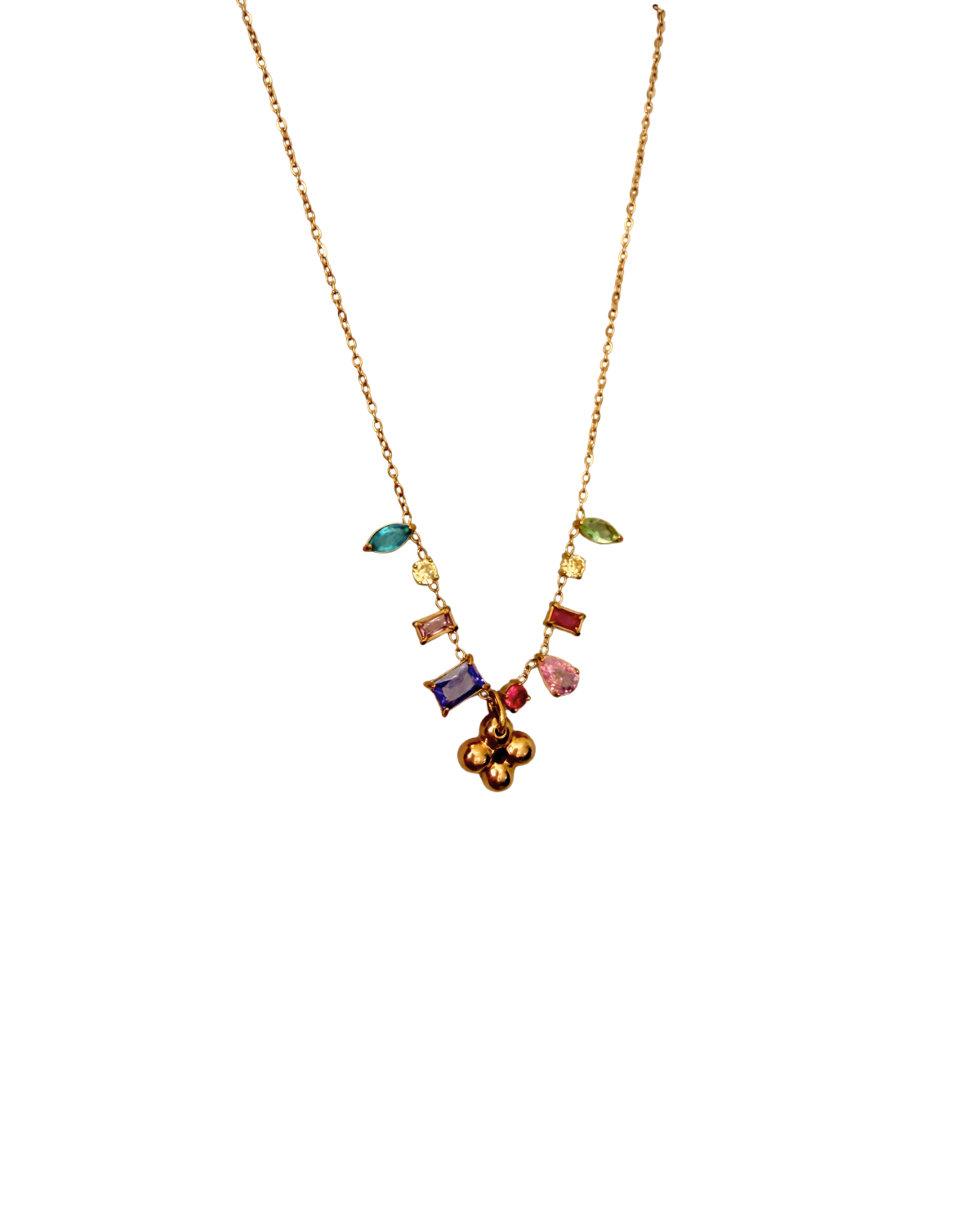 Authentic Louis Vuitton Blooming Pendant Reworked Necklace