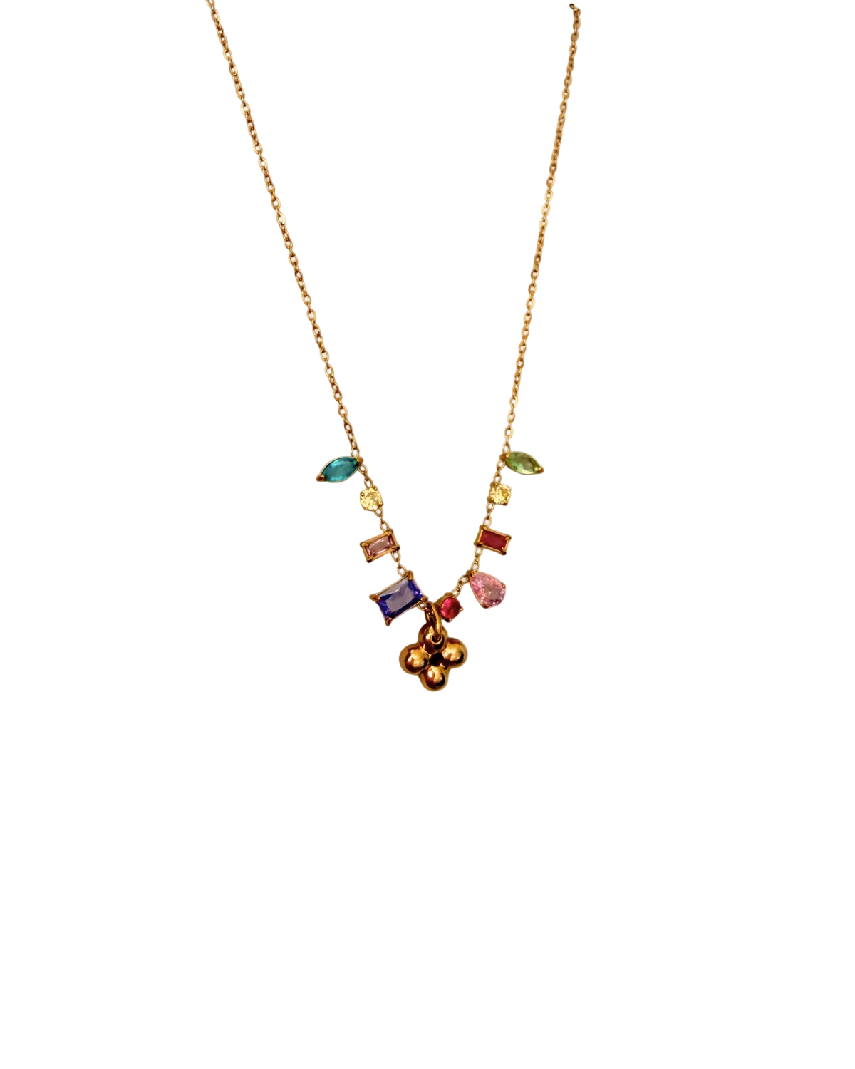 Authentic Louis Vuitton Blooming Pendant Reworked Necklace