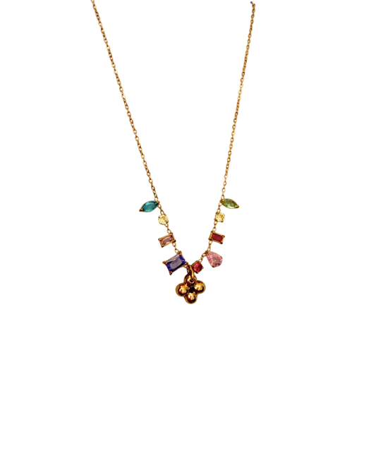 Authentic Louis Vuitton Blooming Pendant Reworked Necklace
