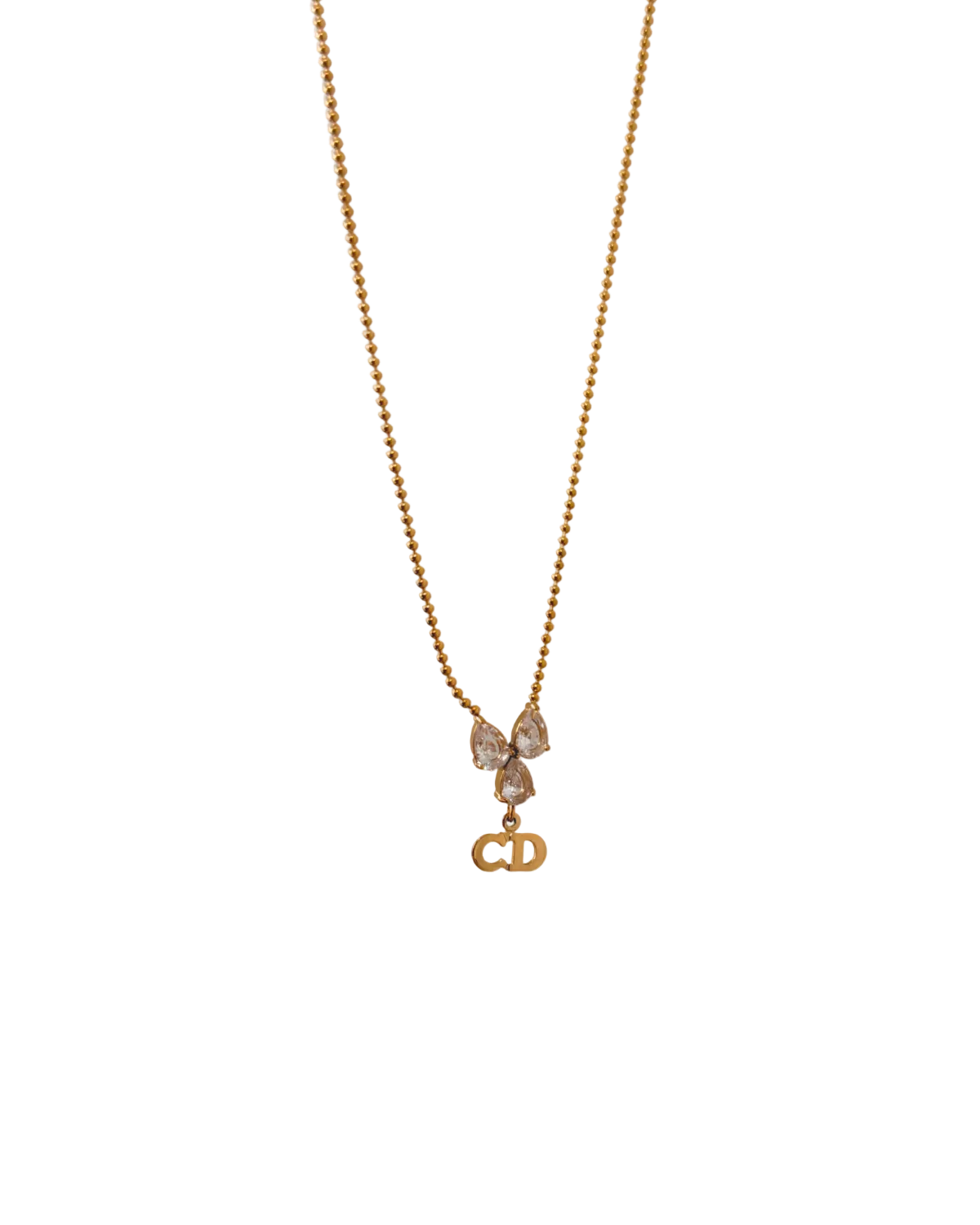 Authentic Dior Mini Cd - Reworked Necklace